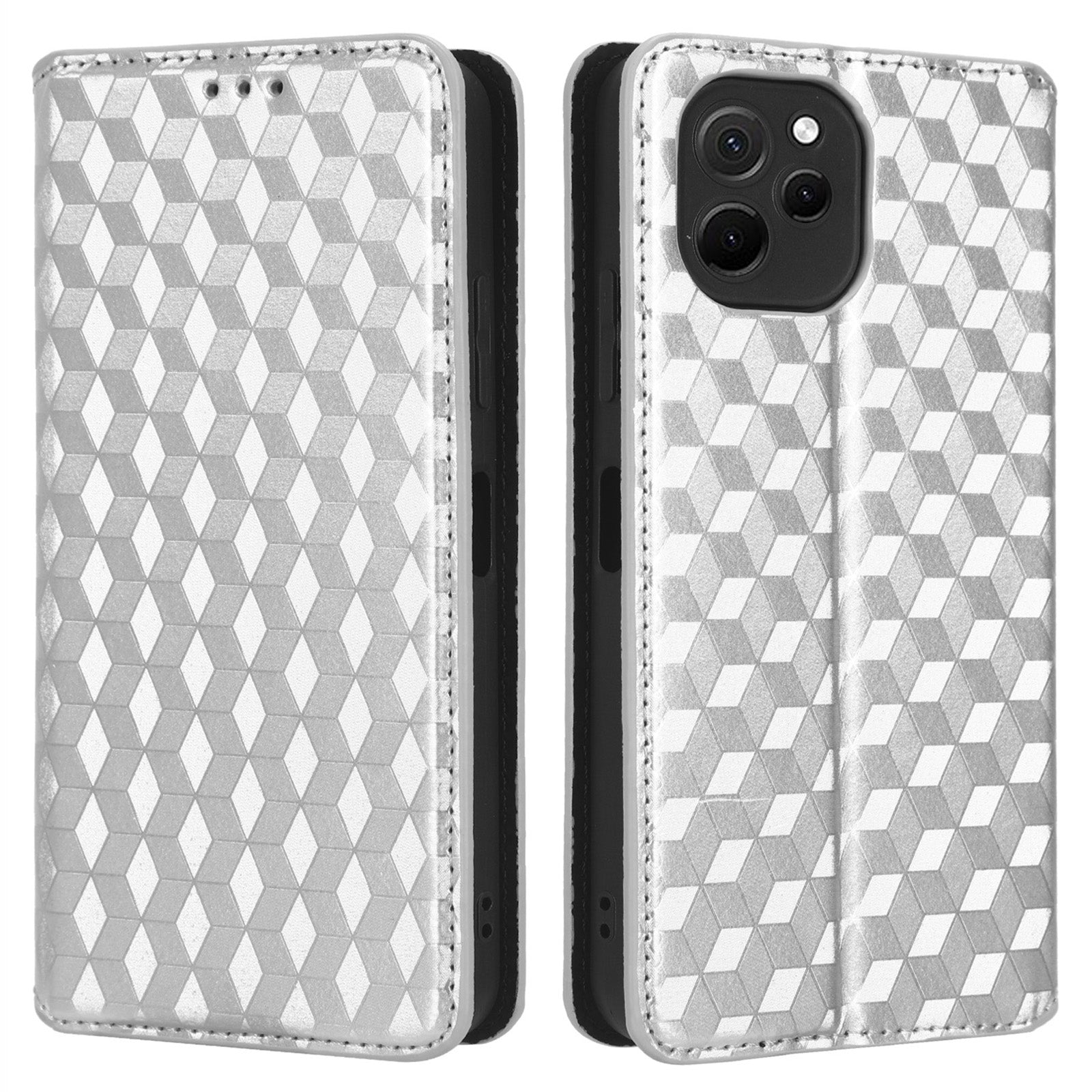 Cell Phone Cover For Huawei nova Y61 4G Enjoy 50z 4G Rhombus Pattern Imprinted Flip Wallet Case Stand Magnetic Auto Closing Phone Shell Cell Phone Cover For Huawei nova Y61 4G Enjoy 50z 4G Rhombus Pattern Imprinted Flip Wallet Case Stand Magnetic Auto Closing Phone Shell
